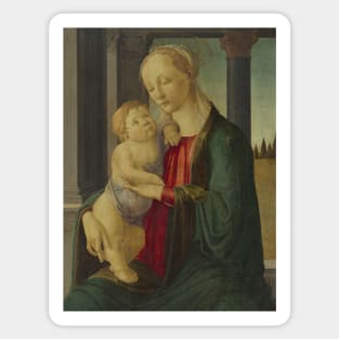 Madonna and Child by Sandro Botticelli Sticker